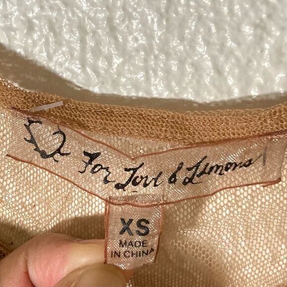 For Love & Lemons Carmine Blouse Size XS - Picture 8 of 9